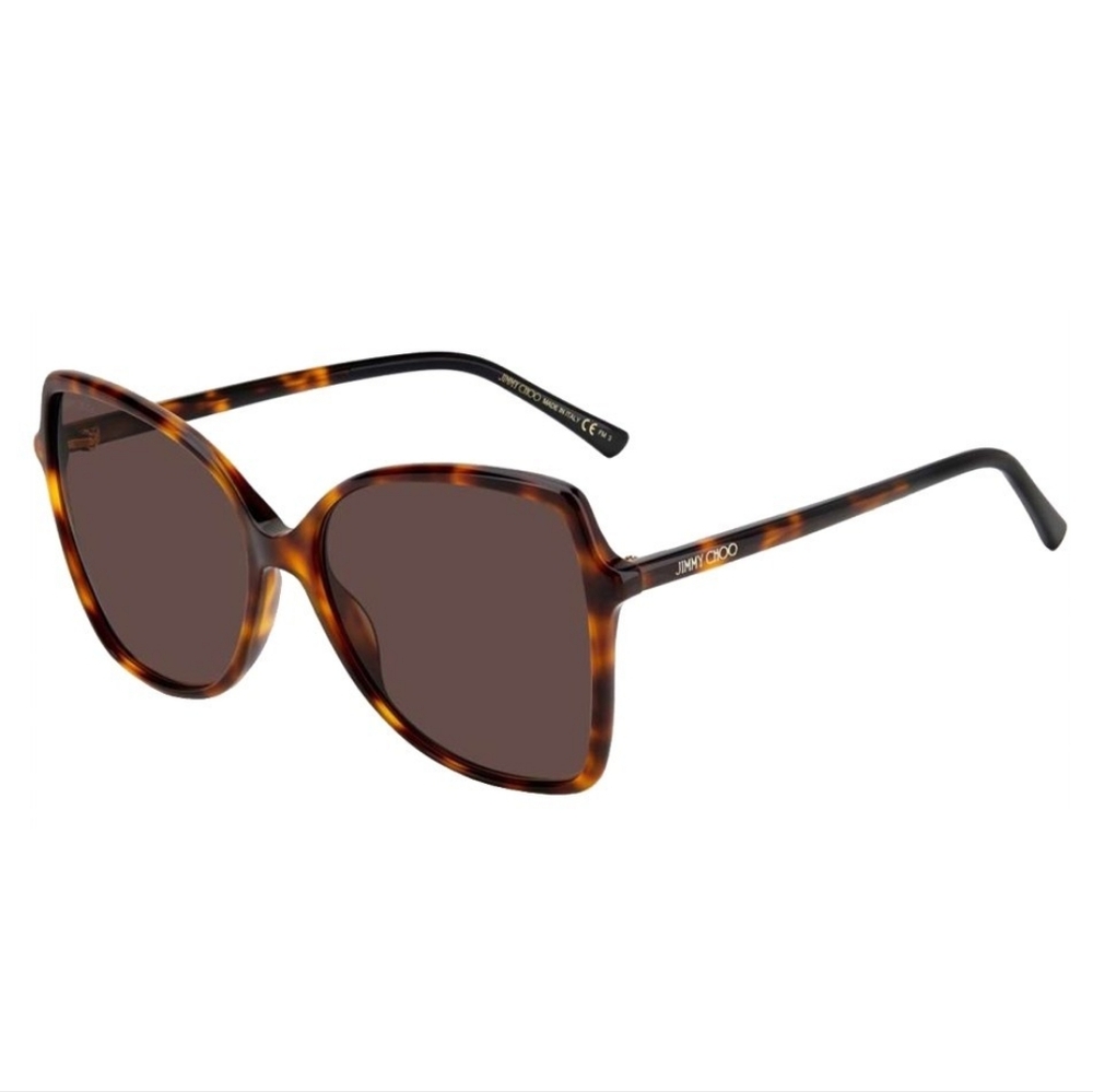 Jimmy Choo Fede Oversize Squared Butterfly Sunglasses